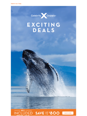 Celebrity Cruises - Your summer cruise awaits, Valerie