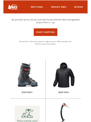 REI - New arrivals, just in time for fall