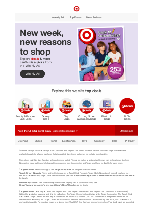 Target - Your New Weekly Ad is here.