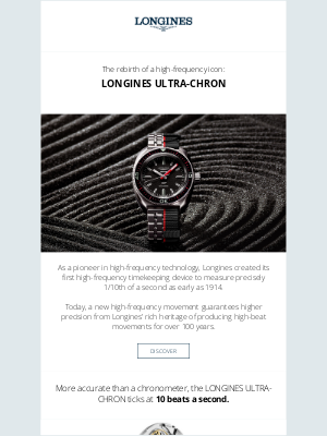 Longines Watch Co. - Pioneering accuracy, LONGINES ULTRA-CHRON