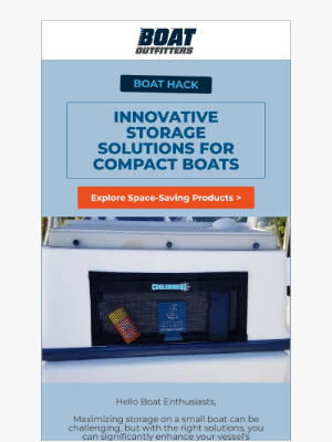Boat Outfitters - Transform Your Small Boat with Smart Storage Solutions