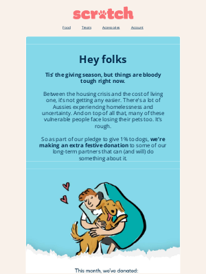 Scratch Pet Food (Australia) - Supporting dogs supporting humans 🐶🥰