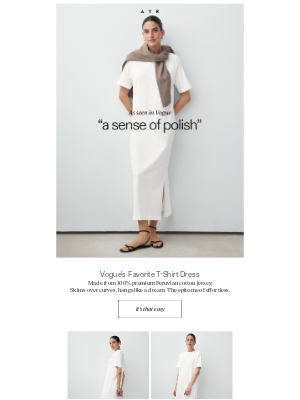 AYR - dress like a Vogue editor
