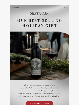 Silver Oak Cellars - A Gift of Distinction: Our 2020 Alexander Valley Cabernet