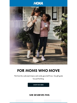HOKA ONE ONE - Shop our Mother’s Day guide