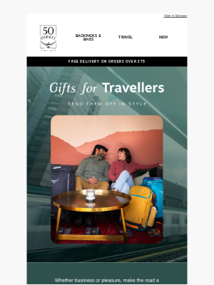 Gift travel solutions to ease their journey