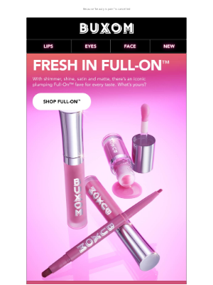 Buxom - Tingly, not stingy 💋 Full-On™ Plumping Gloss