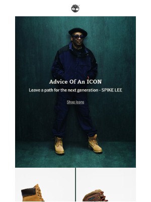 Timberland - Get The Advice Of An Icon.