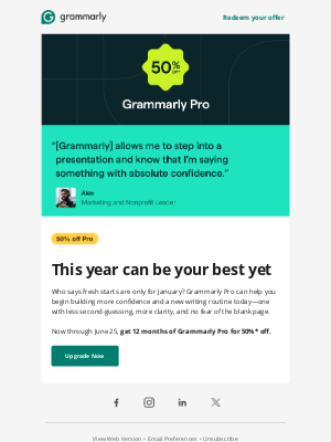 Grammarly - ✨ Grammarly Pro is 50% off!