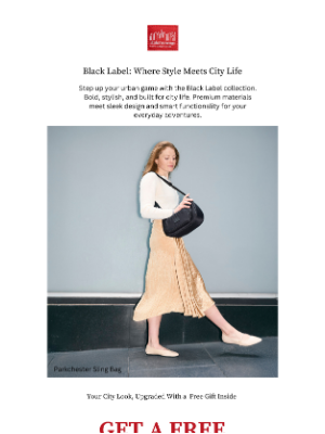 Manhattan Portage - Upgrade Your City Look + Free Gift Inside