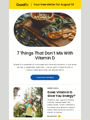 GoodRx - 7 Things That Don’t Mix With Vitamin D