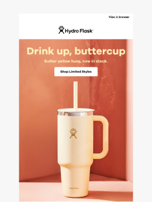 Hydroflask - Butter Yellow Is Back