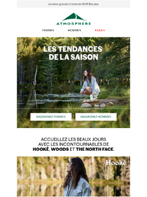 Sports Experts (Canada) - Tendances plein air 🌄