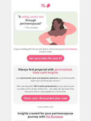 Flo Health Inc. - Flo Premium: Your tool kit for perimenopause