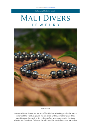 Maui Divers Jewelry - Your Exotic Tropical Pearls ✨