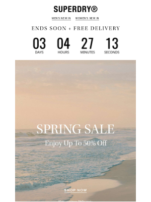 Superdry - Sale Ends Soon—Up To 50% Off