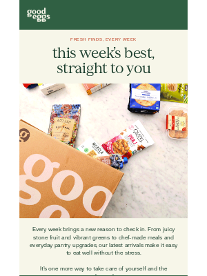 Good Eggs - ⚡ Going Fast: Fresh Finds You’ll Want in Your Basket Now