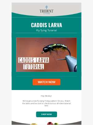 tridentflyfishing.com - How to Tie the Caddis Larva