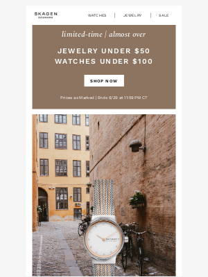 Skagen - psa: this sale ends soon