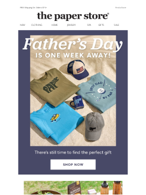 The Paper Store - Father's Day is a week away!