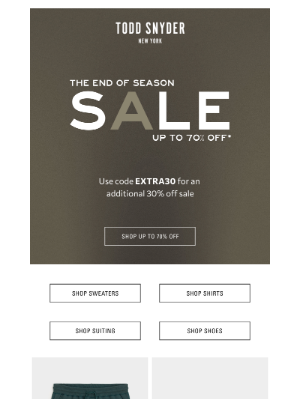 Todd Snyder - 150+ New Sale Styles Just Dropped