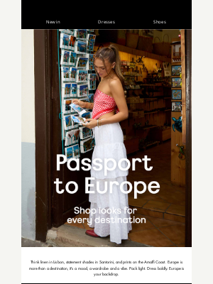 ASOS  - It's the start of Euro summer