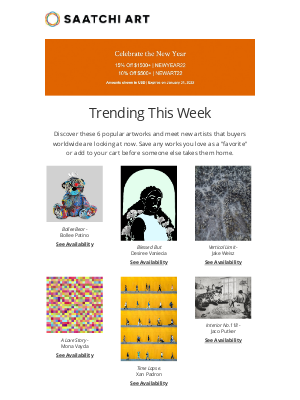 Saatchi Art - Trending This Week