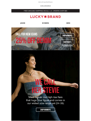 Lucky Brand - Meet Stevie – Your New Fave Jeans