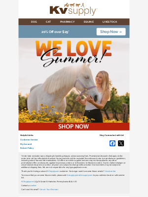 KV Supply - Plunge Into These Deals! 20% Off Your Order