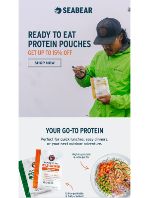 SeaBear Wild Salmon - Save up to 15% on ready to eat protein