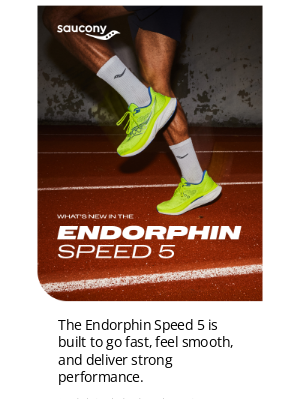 The all-new and improved Endorphin Speed 5