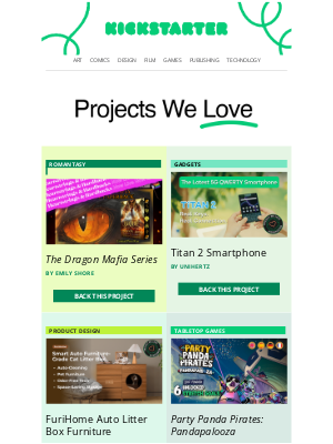 Kickstarter - Stealing the spotlight 🔦