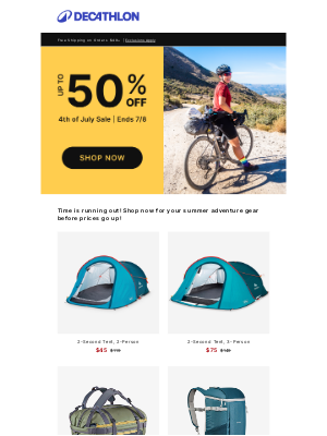 Decathlon - Sale Ends Soon! Get up to 50% Off Select Items. ⛺