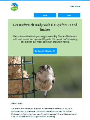 Countdown to Big Garden Birdwatch 2025