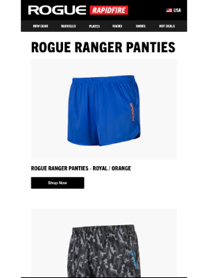 Rogue Fitness - Just Launched: New Men's Shorts, GORUCK Training Weight Vest 2.0 & More!