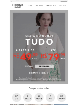 Hering Outlet (Brazil) - 😍 Chegou a Sexta do Outlet!
