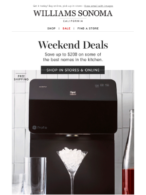 Williams Sonoma - Don't miss these Sunday steals ☀️