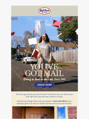 Lazy Oaf (United Kingdom) - Just Arrived: You’ve Got Mail 📮
