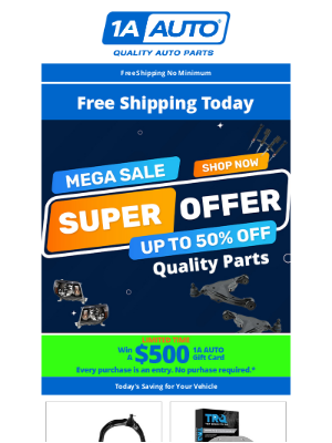 1A Auto Parts - 😍 Claim Your Offer