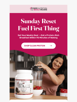 Nicole Wilkins - Sunday Reset!