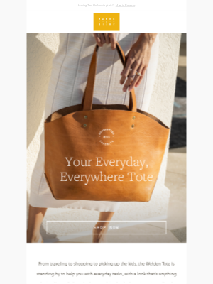 Moore & Giles - The ultimate multi-tasker: Welden Tote