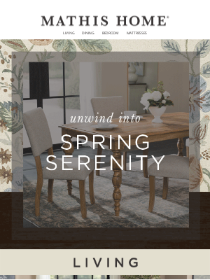 Mathis Brothers Furniture - Now Trending 🌸 Spring Serenity