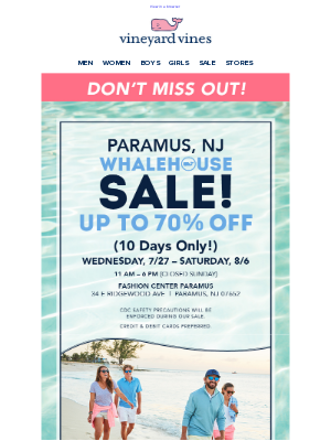 vineyard vines - There’s Still Time To Shop Our Best Deals In Paramus, NJ!