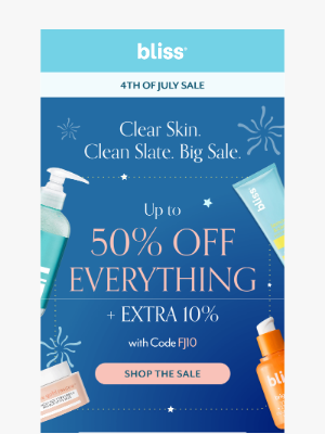 Bliss - Celebrate with clear skin & clarity 💧
