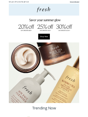 Fresh - Savings on savings: Buy more save more