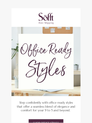 Sofft Shoes - Find Your Perfect Work-Ready Style