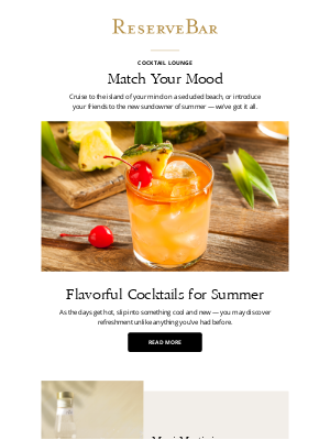 Reserve Bar - Find Your New Summer Go-To