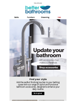 Better Bathrooms - Finishes that makes the difference.