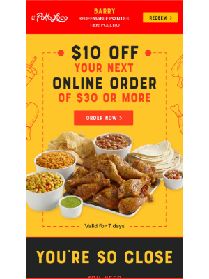 El Pollo Loco - Your Sunday fun-day offer is here