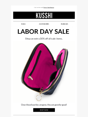 Kusshi - Extra 30% Off Sale